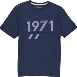 T-shirt Steve Mc Queen 1971 bleu foncé