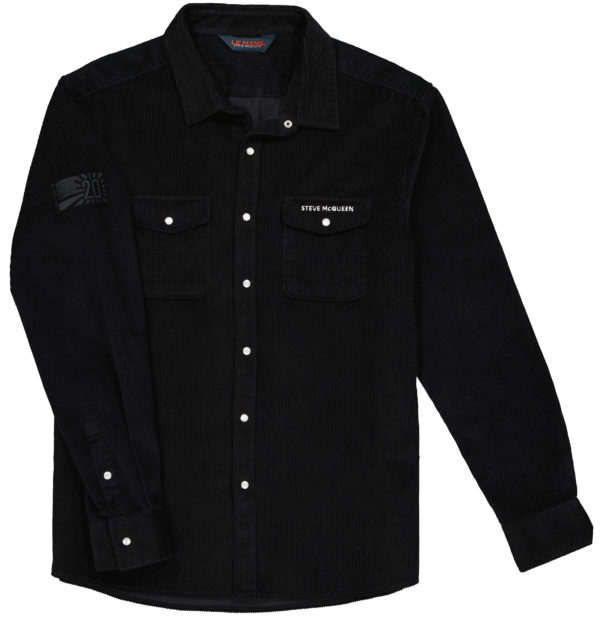 Chemise Corduroy Le Mans Steve Mc Queen black – Image 2